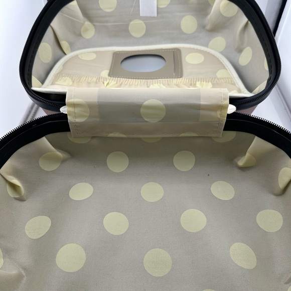 Hello Kitty Hard Shell Makeup Case Travel Luggage- Pink - Picture 6 of 7